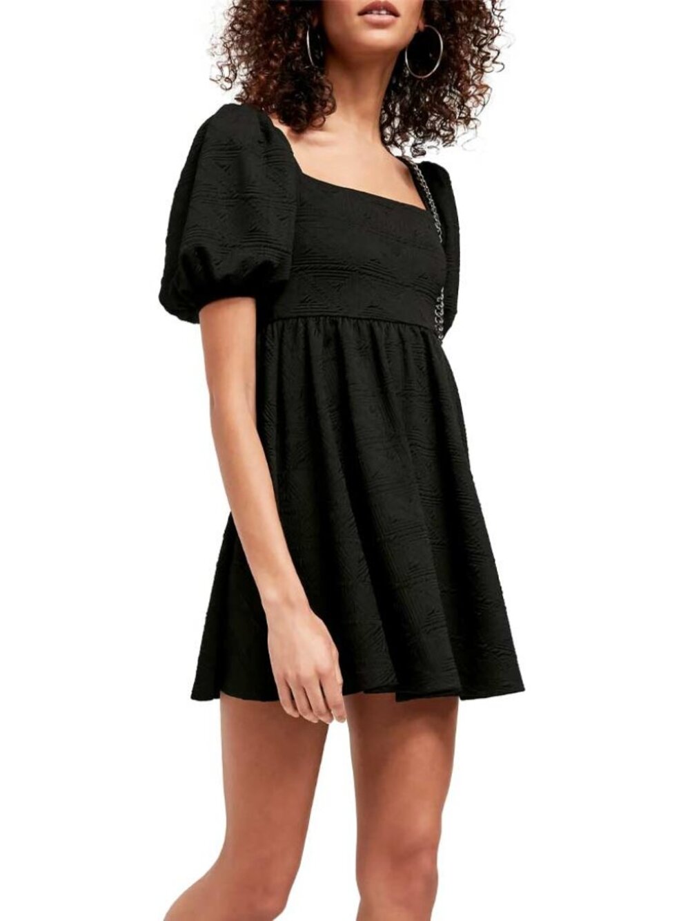 Free People Violet Mini Dress in Black - Women's Small
